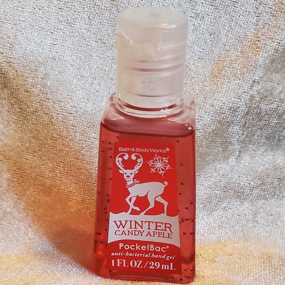3/$15 Bath & Body Winter Candy Apple PocketBac Hand Gel Anti…
